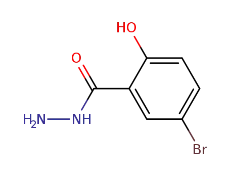 Molecular Structure of 39635-10-4 (5-BROMO-2-HYDROXYBENZOHYDRAZIDE)