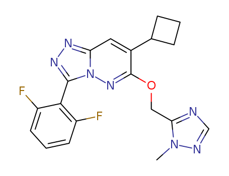 1,2,4-Triazolo[4,3-b]pyridazine, 7-cyclobutyl-3-(2,6-difluorophenyl)-6-[(1-Methyl-1H-1,2,4-triazol-5-yl)Methoxy]-