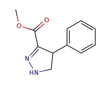 4-phenyl-4,5-dihydro-1<i>H</i>-pyrazole-3-carboxylic acid methyl ester
