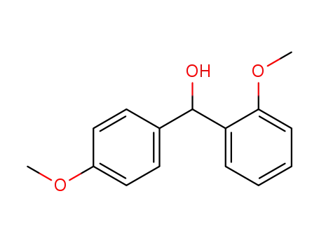Molecular Structure of 30567-86-3 ((2-methoxyphenyl)(4-methoxyphenyl)methanol)