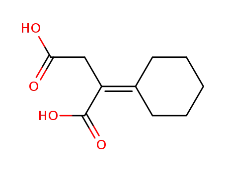 Molecular Structure of 3283-27-0 (2-cyclohexylidenebutanedioic acid)