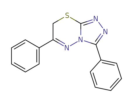 3,6-diphenyl-7H-[1,2,4]triazolo[3,4-b][1,3,4]thiadiazine