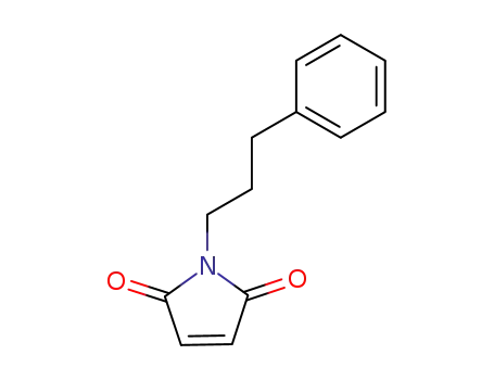 Molecular Structure of 28537-62-4 (1-(3-Phenylpropyl)-1H-pyrrole-2,5-dione)