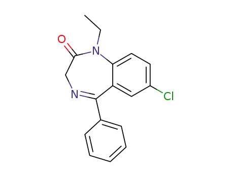 1-エチル-5-(フェニル)-7-クロロ-1H-1,4-ベンゾジアゼピン-2(3H)-オン