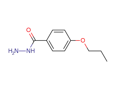 Molecular Structure of 64328-60-5 (4-PROPOXY-BENZOIC ACID HYDRAZIDE)