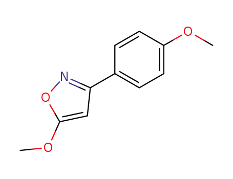 Isoxazole, 5-methoxy-3-(4-methoxyphenyl)-