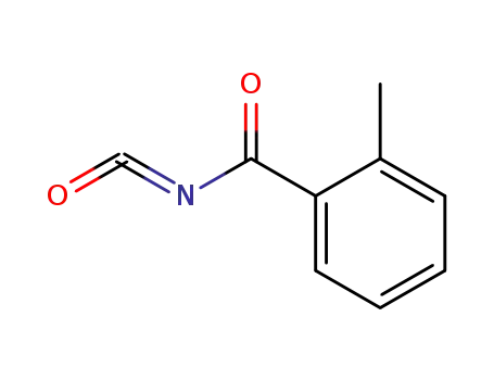 Molecular Structure of 5843-45-8 (Benzoyl isocyanate, 2-methyl-)