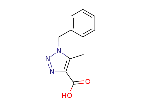 Molecular Structure of 54698-60-1 (1-BENZYL-5-METHYL-1H-[1,2,3]TRIAZOLE-4-CARBOXYLIC ACID)