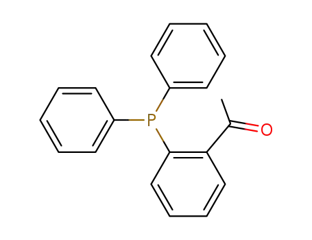Molecular Structure of 50777-63-4 (1-[2-(diphenylphosphino)phenyl]-Ethanone)