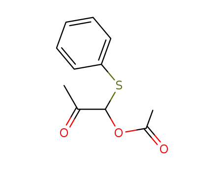2-Propanone, 1-(acetyloxy)-1-(phenylthio)-
