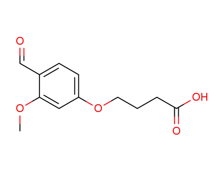 Molecular Structure of 309964-23-6 (4-(4-FORMYL-3-METHOXY-PHENOXY)-BUTYRIC ACID)