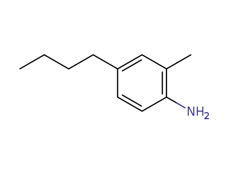Molecular Structure of 72072-16-3 (4-Butyl-2-methylaniline)
