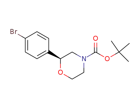 (S)-tert-butyl 2-(4-bromophenyl)morpholine-4-carboxylate