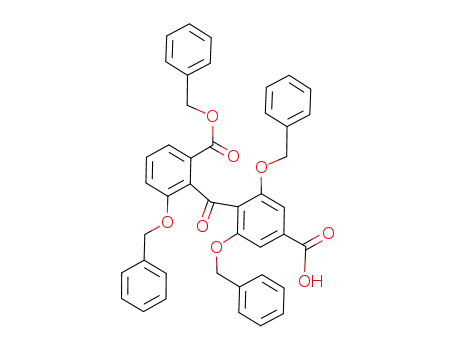 4-(6-Benzyloxy-2-(benzyloxycarbonyl)benzoyl)-3,5-dibenzyloxybenzoic Acid