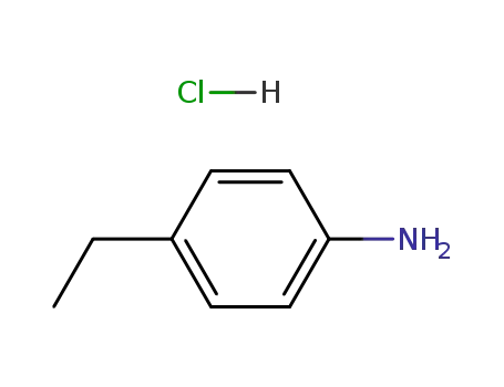 Molecular Structure of 59626-77-6 (Benzenamine, 4-ethyl-, hydrochloride)