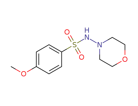 Molecular Structure of 557780-43-5 (4-methoxy-N-morpholinobenzenesulfonamide)