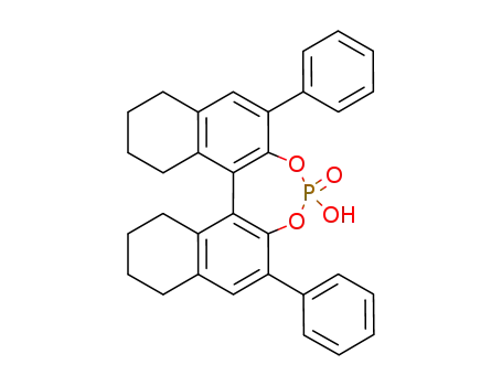 Molecular Structure of 945852-48-2 (S-4-oxide-8,9,10,11,12,13,14,15-octahydro-4-hydroxy-2,6-diphenyl-Dinaphtho[2,1-d:1',2'-f][1,3,2]dioxaphosphepin)