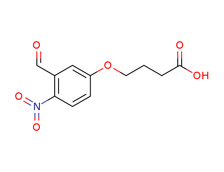 4-(3-formyl-4-nitrophenoxy)butanoic acid