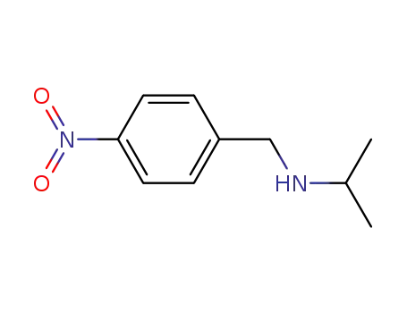 Molecular Structure of 202934-58-5 (N-Isopropyl-4-nitrobenzylaMine)