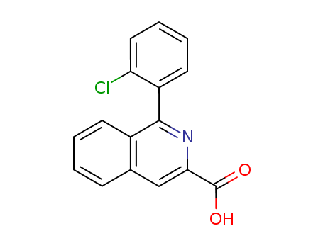 3-Isoquinolinecarboxylicacid, 1-(2-chlorophenyl)-(89242-09-1)