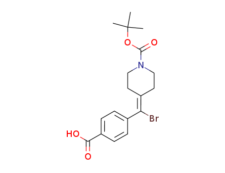 4-[bromo(4-carboxyphenyl)methylene]piperidine-1-carboxylic acid tert-butyl ester