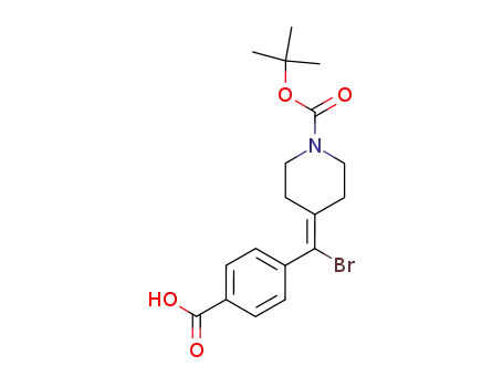4-[bromo-(4-carboxyphenyl)methylene]-piperidine-1-carboxylic acid tert-butyl ester