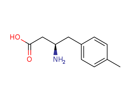 Benzenebutanoicacid, b-amino-4-methyl-, (bS)-