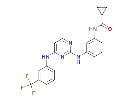 Molecular Structure of 879127-16-9 (Aurora  Kinase  Inhibitor  III)