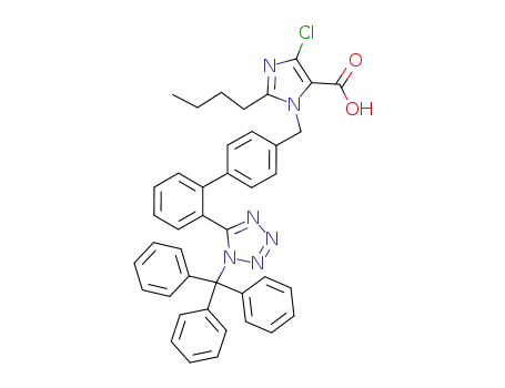 Molecular Structure of 947331-10-4 (N-Trityl Losartan Carboxylic Acid)