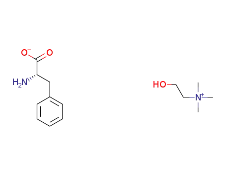Molecular Structure of 1361335-85-4 ((2-hydroxyethyl)trimethylammonium L-phenylalaninate)