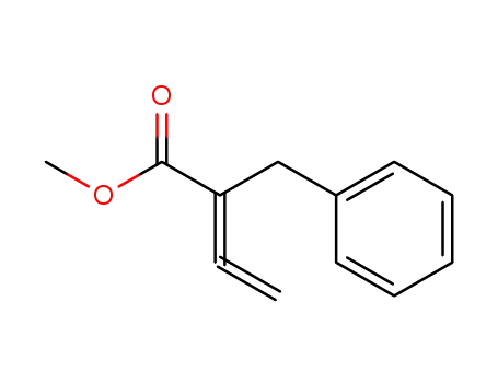 Molecular Structure of 112701-04-9 (Benzenepropanoic acid, a-ethenylidene-, methyl ester)
