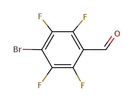 Molecular Structure of 108574-98-7 (4-bromo-2,3,5,6-tetrafluorobenzaldehyde)