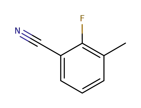 Molecular Structure of 185147-07-3 (2-Fluoro-3-methylBenzonitrile)