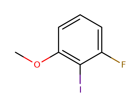 Molecular Structure of 7079-54-1 (3-FLUORO-2-IODOANISOLE)