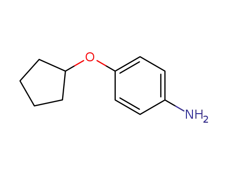 Molecular Structure of 26455-36-7 (4-CYCLOPENTYLOXY-PHENYLAMINE)