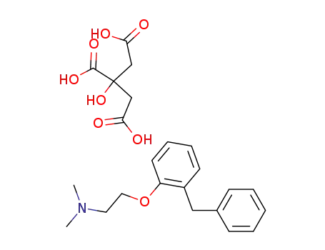 Molecular Structure of 1176-08-5 (Phenyltoloxamine citrate)