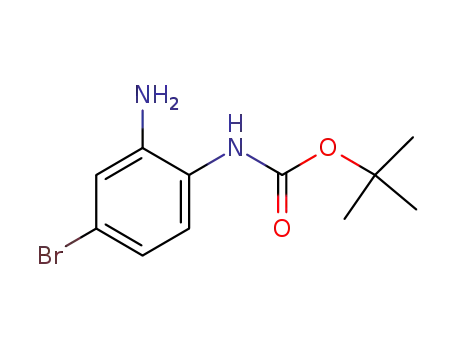 Molecular Structure of 954239-15-7 ((2-AMINO-4-BROMO-PHENYL)-CARBAMIC ACID TERT-BUTYL ESTER)