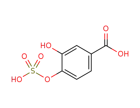 Molecular Structure of 76496-12-3 (3-hydroxy-sulfonyloxybenzoic acid)