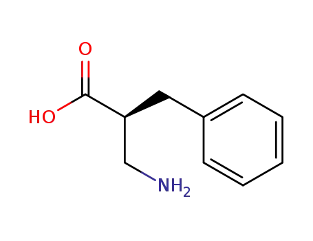 Molecular Structure of 131683-27-7 ((S)-3-aMino-2-benzylpropanoic acid)