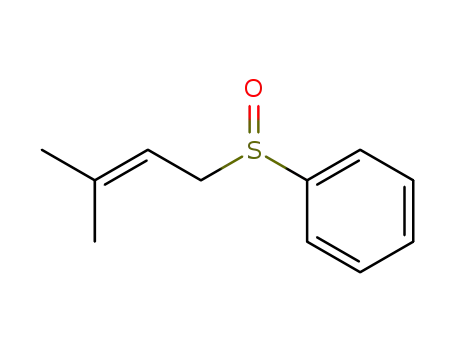 Benzene, [(3-methyl-2-butenyl)sulfinyl]-