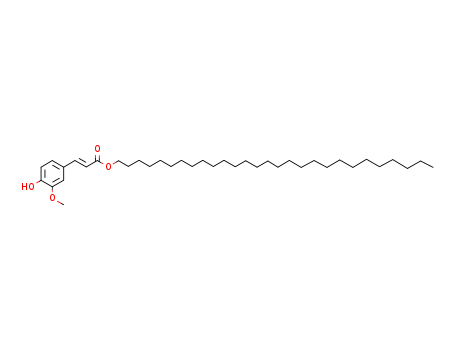 2-Propenoic acid,3-(4-hydroxy-3-methoxyphenyl)-, octacosyl ester, (2E)-