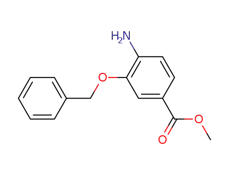 Molecular Structure of 475215-88-4 (Methyl 4-amino-3-(benzyloxy)benzoate)