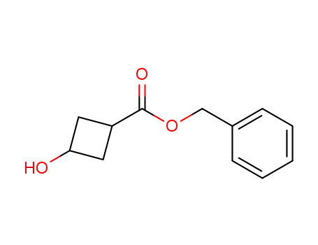 Molecular Structure of 480449-99-8 (3-hydroxy-cyclobutanecarboxylic acid benzyl ester)