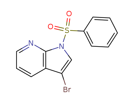1H-Pyrrolo[2,3-b]pyridine,3-bromo-1-(phenylsulfonyl)-