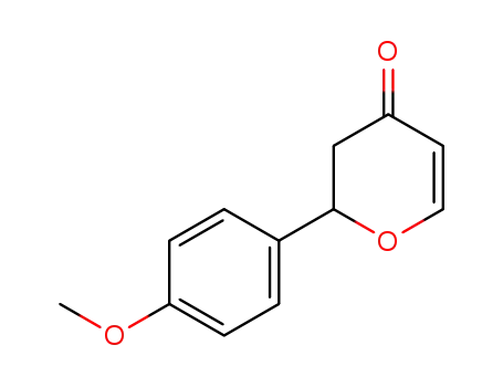 2,3-dihydro-2-(4-methoxyphenyl)-4H-pyran-4-one