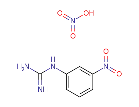 Molecular Structure of 142992-99-2 (3-NITROPHENYLGUANIDINE NITRATE)