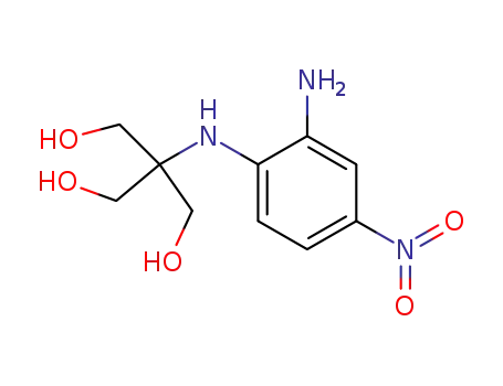 Molecular Structure of 56932-45-7 (2-[(2-amino-4-nitrophenyl)amino]-2-(hydroxymethyl)propane-1,3-diol)