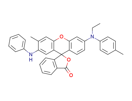Spiro[isobenzofuran-1(3H),9'-[9H]xanthen]-3-one,6'-[ethyl(4-methylphenyl)amino]-3'-methyl-2'-(phenylamino)-