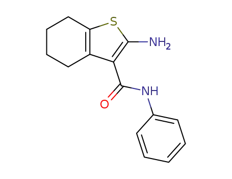 2-AMINO-N-PHENYL-4,5,6,7-TETRAHYDRO-1-BENZOTHIOPHENE-3-CARBOXAMIDE