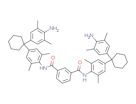 1,3-Benzenedicarboxamide,
N,N'-bis[4-[1-(4-amino-3,5-dimethylphenyl)cyclohexyl]-2,6-dimethylphen
yl]-